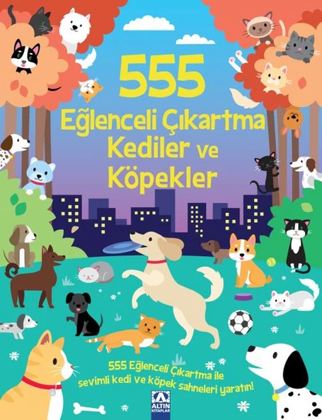 555 Eğlenceli Çıkartma Kediler Ve Köpekler ürün görseli 1
