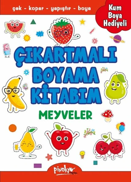 Çıkartmalı Boyama Meyveler ürün görseli 1
