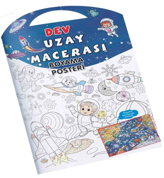 Uzay Macerası Dev Boyama Posteri ürün görseli 1