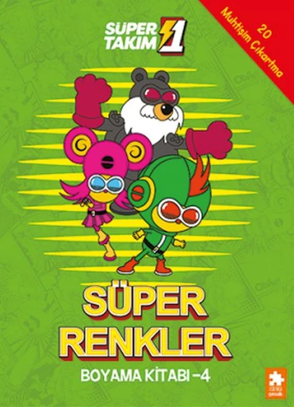 Süper 1 Takım Süper Renkler Boyama Kitabı - 4 ürün görseli 1