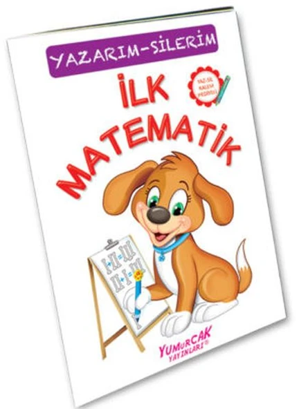 İlk Matematik (Çizerim-Silerim) - Kalem Hediyeli ürün görseli 1