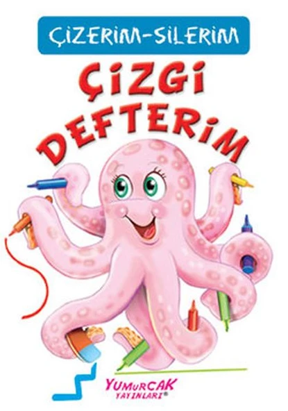 Çizgi Defterim (Çizerim-Silerim) - Kalem Hediyeli ürün görseli 1