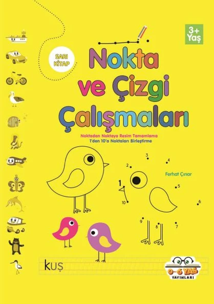 Nokta ve Çizgi Çalışmaları Sarı Kitap ürün görseli 1