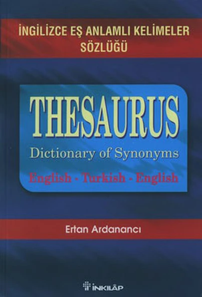 İngilizce Eş Anlamlı Kelimeler Sözlüğü-Thesaurus ürün görseli 1