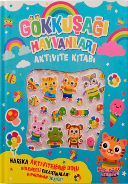 Gökkuşağı Hayvanları Aktivite Kitabı ürün görseli 1