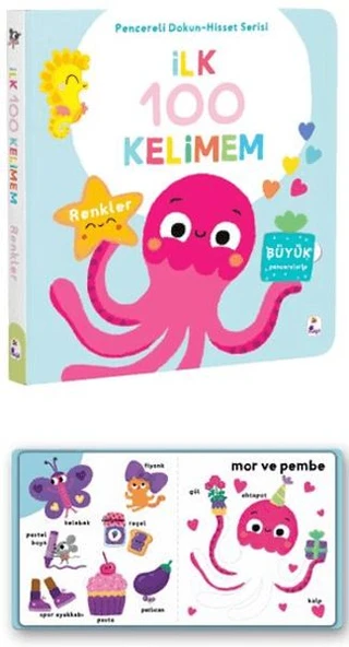 İlk 100 Kelimem – Renkler (Pencereli Dokun-Hisset) ürün görseli 1