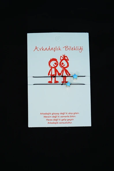 Arkadaş Şans Bilekliği Yıldız Model ürün görseli 1