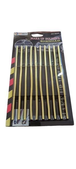 U Tip Geçmeli Havalandırma Nikelaj Şerit Çıta İnce 20cm 10 Parça Gold ürün görseli 1