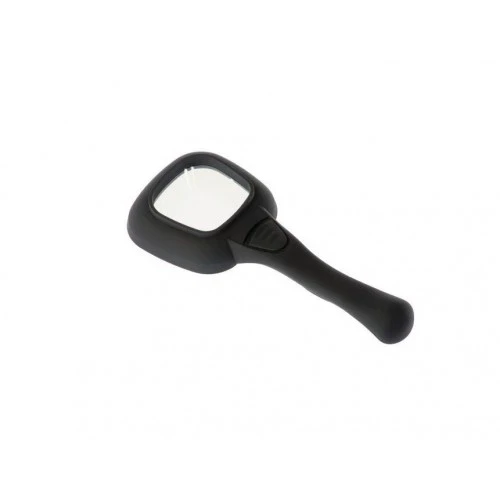 6 Ledli Ve Mor Işıklı Büyüteç 60mm - Resim 2