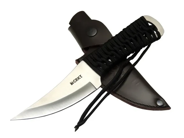 Crkt Scrub Fixed 2712 Wy Kamp / Outdoor Bıçak 22,5cm - İpli Sap, Deri Kılıflı ürün görseli 1