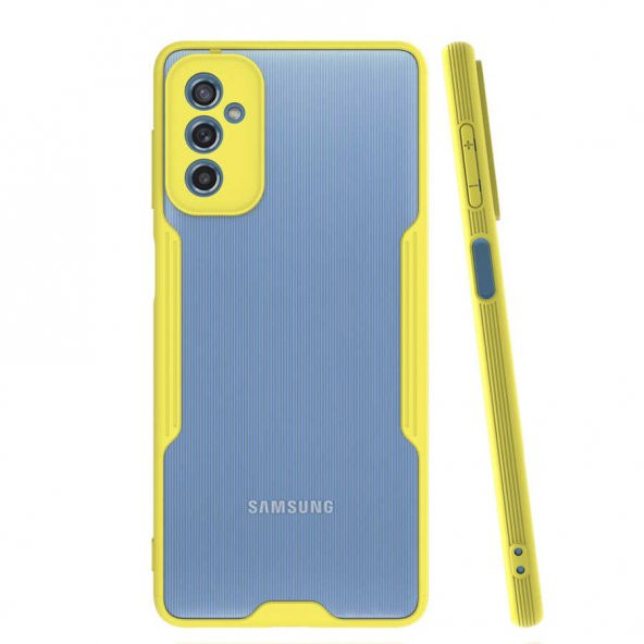 Galaxy M52 Kılıf Zore Parfe Kenarları Pastel Renk Silikon Kılıf ürün görseli 1