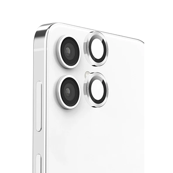 Samsung Galaxy A06 Raze Metal Kamera Lens - Gümüş ürün görseli 1