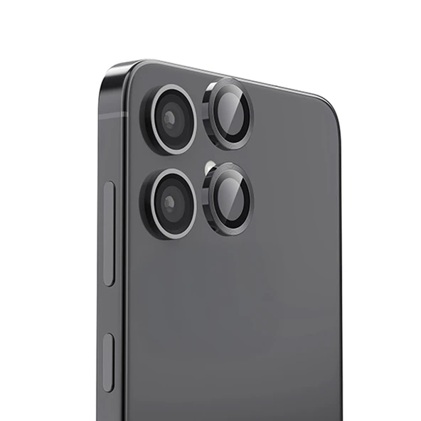 Samsung Galaxy A06 Raze Metal Kamera Lens - Siyah ürün görseli 1