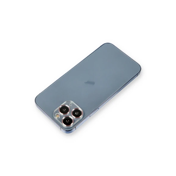 Apple İphone 11 Pro Max Metal Kamera Lens Koruma Cam - Mor ürün görseli 1