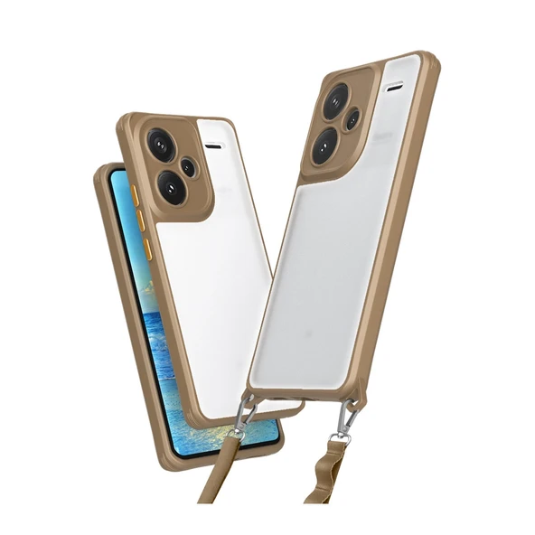 Xiaomi Redmi Note 13 Pro Plus Kılıf Penta Silikon Kılıf - Çöl Titanyum ürün görseli 1