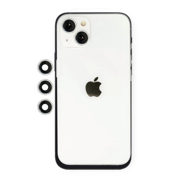 Apple İphone 14 Shine Kamera Lens - Gümüş ürün görseli 1