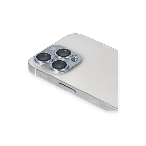 Apple İphone 13 Pro Max Pers Alüminyum Kamera Lens - Sierra Blue ürün görseli 1