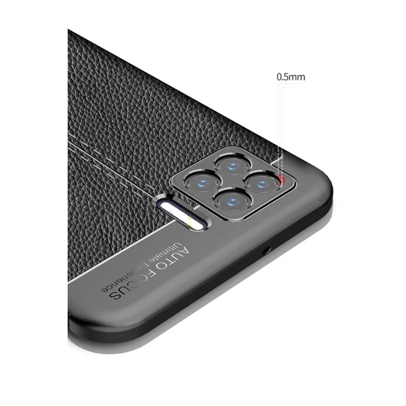 Oppo A73 Kılıf Auto Focus Kapak - Siyah - Resim 4