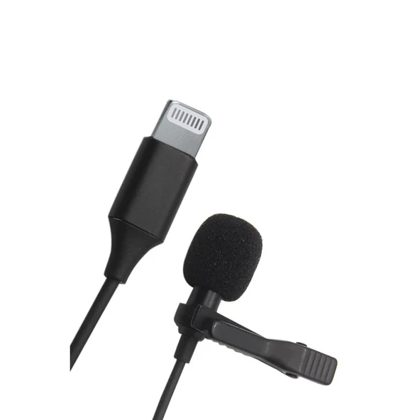Lightning 2 Metre Double Mikrofon - Siyah - Resim 2