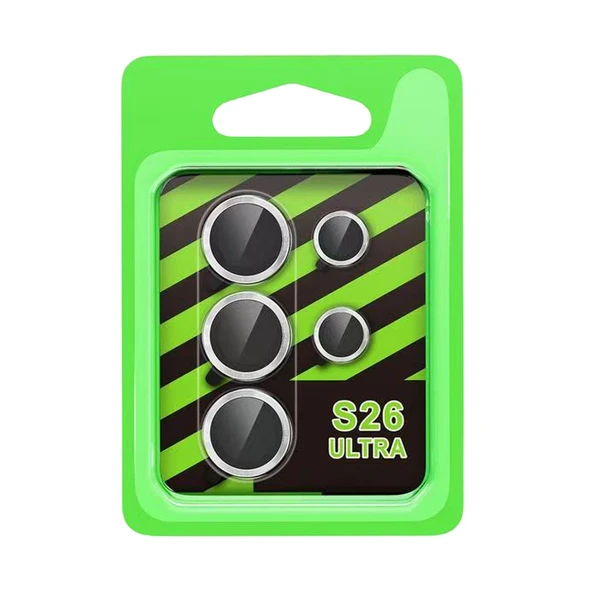 Samsung Galaxy S26 Ultra Raze Metal Kamera Lens - Gümüş ürün görseli 1
