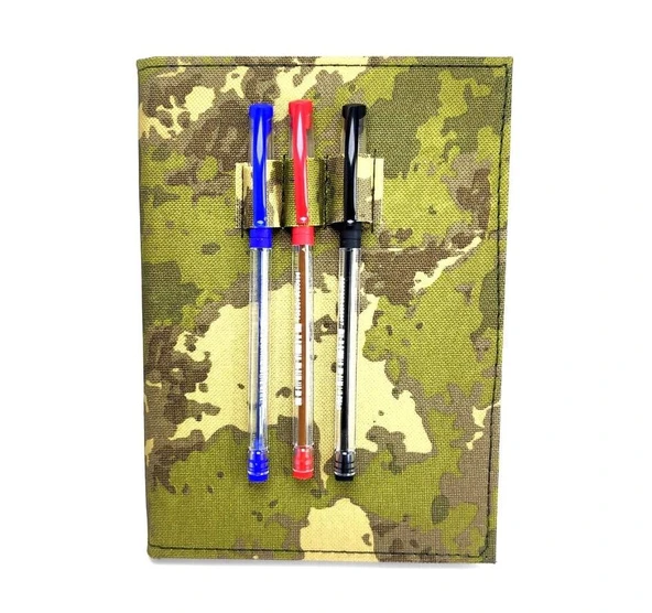Askeri Yeni Kamuflaj Defter A5 (14,5x20 Cm) 120 Sayfa Kalemlikli ürün görseli 1