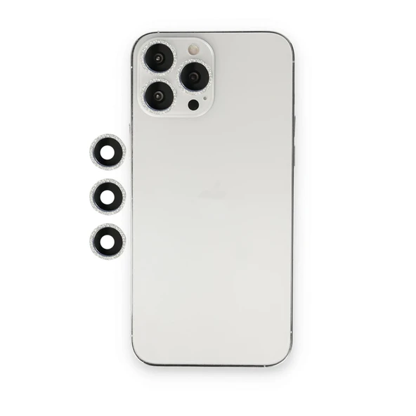 Apple İphone 12 Pro Shine Kamera Lens - Gümüş ürün görseli 1