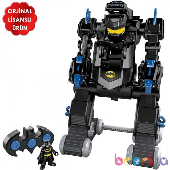Imaginext Dc Super Friends Uzaktan Kumandalı Tanka Dönüşen Bat Bot Batman Robot Araba imaginext Batman Oyuncakları ürün görseli 1