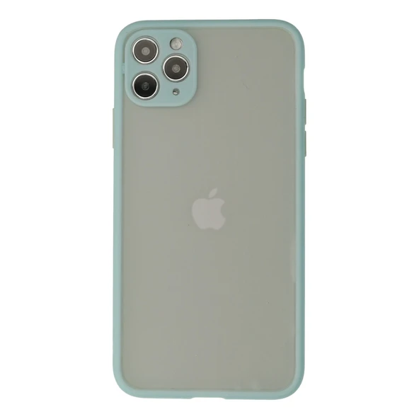 Apple İphone 12 Pro Kılıf Montreal Silikon Kapak - Turkuaz ürün görseli 1