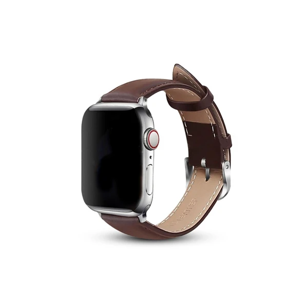 Apple Watch 42mm Nl26 Deri Kordon - Kahverengi ürün görseli 1