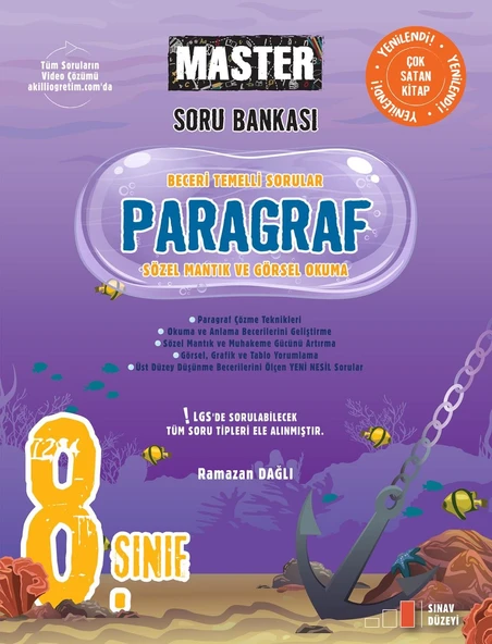 8.Sınıf Paragraf Master Soru Bankası Okyanus Yayınları ürün görseli 1