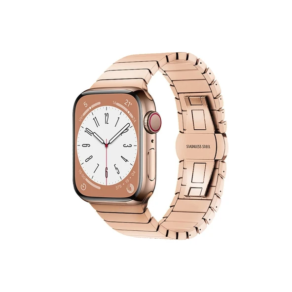 Apple Watch 38mm Kr413 Fine Steel Kordon (SAAT DEĞİLDİR) - Rose ürün görseli 1