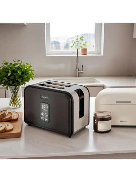 Karaca Multicrust Retro Ekmek Kızartma Makinesi Black ürün görseli 1