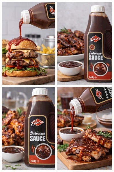 Günbak Barbekü Sos 2400 gr - Resim 2