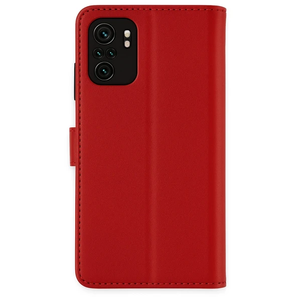 Xiaomi Mi Note 10 Trend S Plus Kapaklı Kılıf - Kırmızı ürün görseli 1