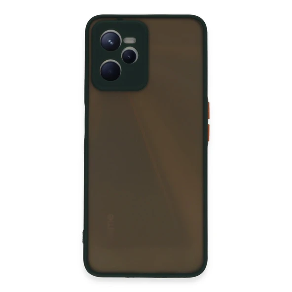 Realme C35 Kılıf Montreal Silikon Kapak - Yeşil ürün görseli 1
