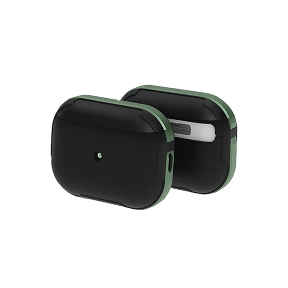 Apple Airpods 3 (3.nesil) Mo-a8 Armor Kılıf - Koyu Yeşil ürün görseli 1