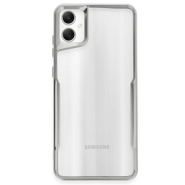 Samsung Galaxy A05 Kılıf Boyi Silikon Kapak - Gümüş ürün görseli 1