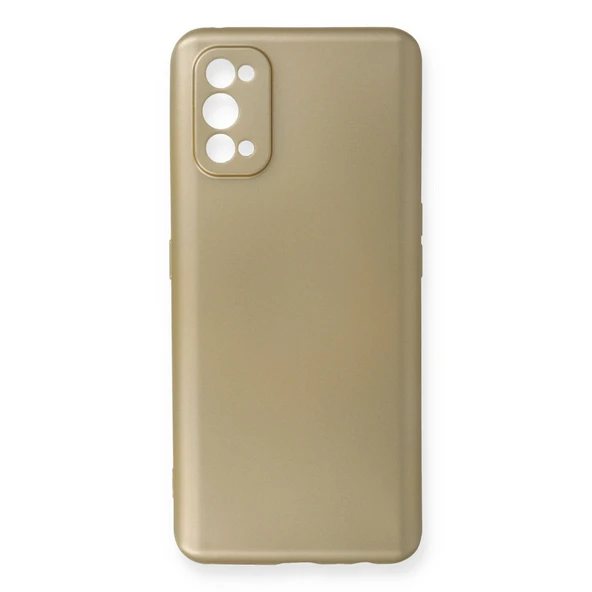 Realme 7 Pro Kılıf First Silikon - Gold ürün görseli 1