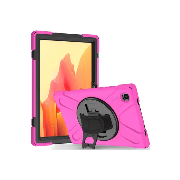 Samsung Galaxy T220 Tab A7 Lite 8.7 Kılıf Amazing Tablet Kapak - Pembe ürün görseli 1
