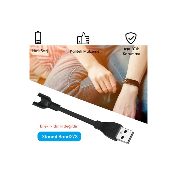 Mc03 Şarj Adaptörü Xiaomi Mi Band 2/3 - Resim 3