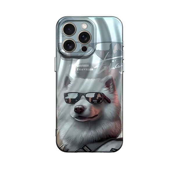 Apple İphone 14 Pro Kılıf Crew Desenli Kapak - Köpek ürün görseli 1