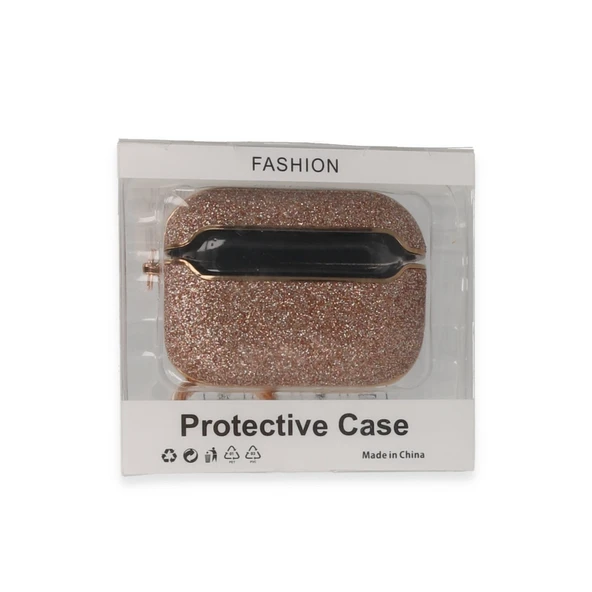 Apple Airpods Pro (1.nesil) Spell Simli Kılıf - Rose Gold ürün görseli 1
