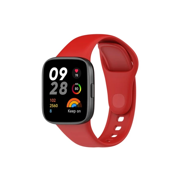 Xiaomi Redmi Watch 3 Klasik Kordon (SAAT DEĞİLDİR) - Kırmızı ürün görseli 1