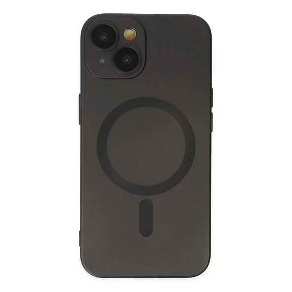 Apple İphone 14 Plus Kılıf Moshi Lens Magneticsafe Silikon - Siyah ürün görseli 1