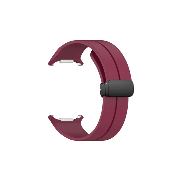 Watch 7 Ultra Kr418 Tender Silikon Kordon - Bordo ürün görseli 1