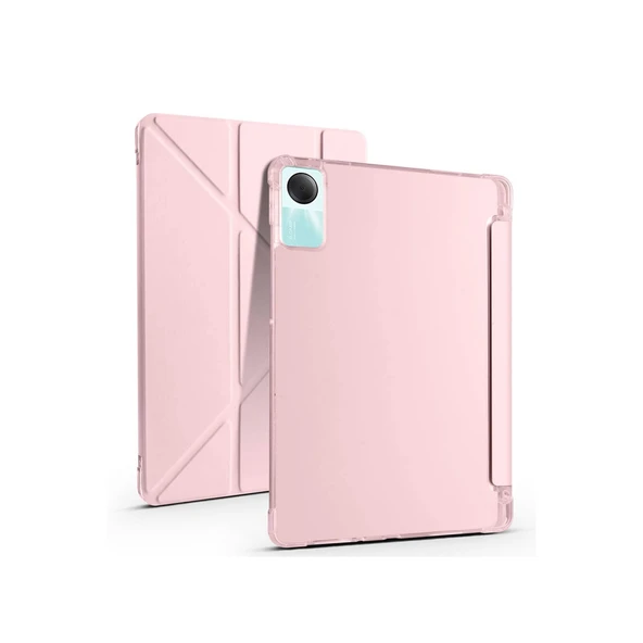 Xiaomi Redmi Pad Se 4g Kılıf Kalemlikli Mars Tablet Kılıfı - Rose Gold ürün görseli 1