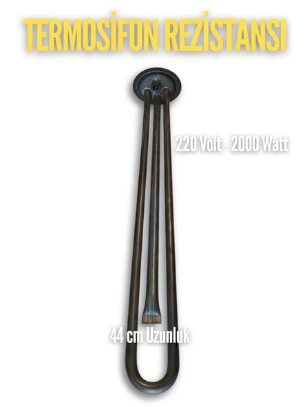 ENDER Krom Termosifon Rezistansı 2000w 220v 8.5 ? Cr-Ni (Üniversal 220 Volt 2000 Watt) ürün görseli 1