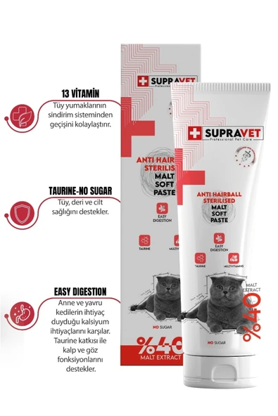 Anti Hairball Sterilised Malt Soft Kedi Macunu 100gr ürün görseli 1
