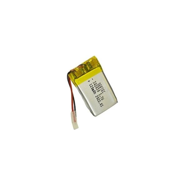 Sertec 302030 3.7V 120 Mah Lityum Polimer Pil 1.5A (Drone Için Uygun Değildir) ürün görseli 1