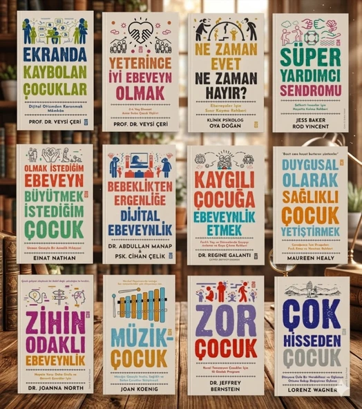 Bilinçli Ebeveynin Psikoloji ve Çocuk Gelişimi Seti (12 Kitap) ürün görseli 1